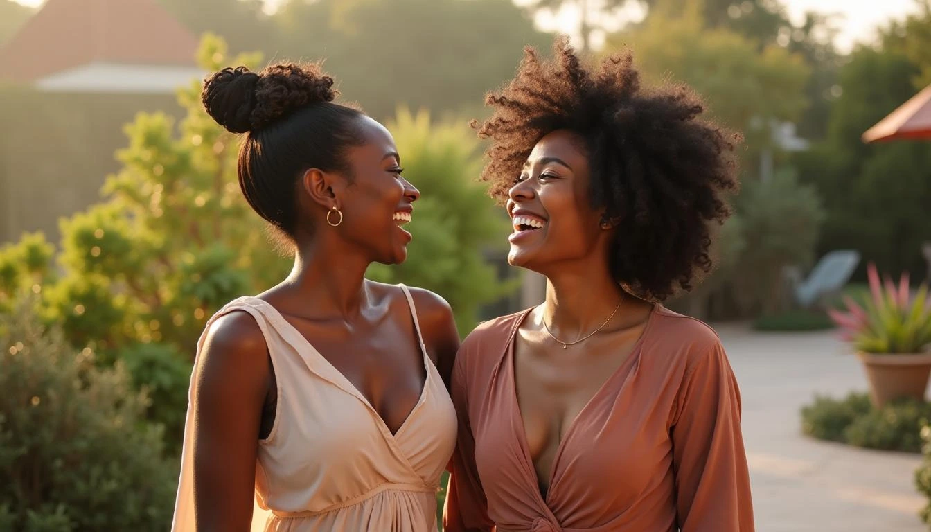 Women supporting each other